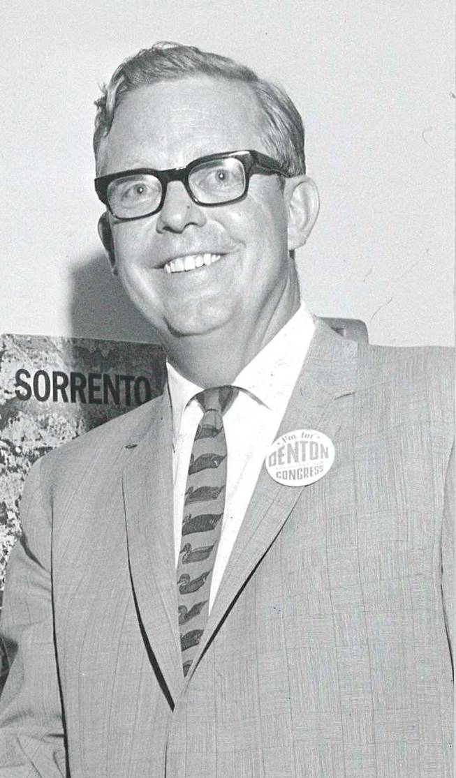 Ralph Denton during the congressional race in 1966.