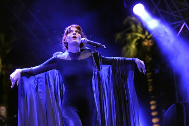 Florence Welch of Florence + the Machine performs during the first weekend of the 2012 Coachella Valley Music and Arts Festival in Indio, Calif., on Sunday, April 15, 2012.