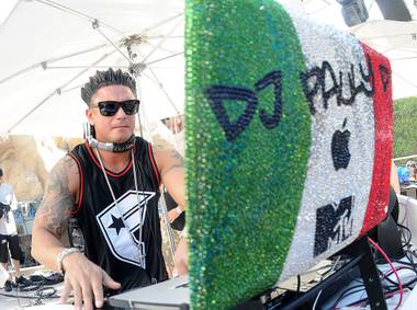 DJ Pauly D at Rehab’s Season 9 grand opening at the Hard Rock Hotel on Sunday, April 22, 2012.