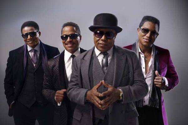 A promotional shot of the Jackson brothers, from left, Jackie, Marlon, Tito and Jermaine.