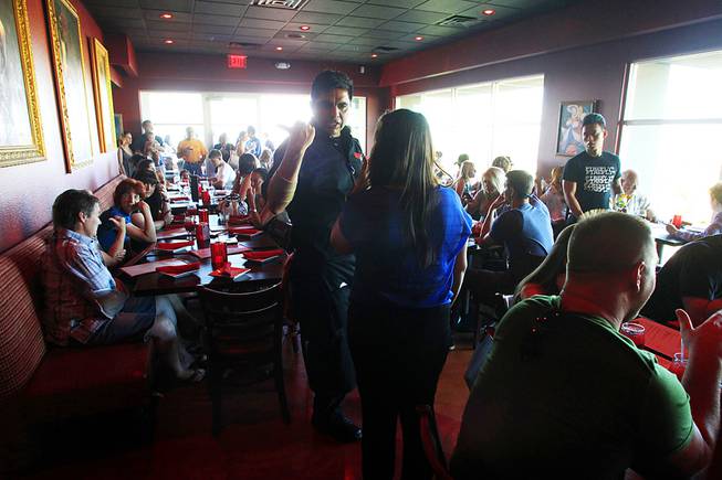 A full dining room is seen at Firefly in Henderson on Thursday, May 3, 2012.