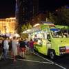 Guests line up outside the Nom Nom food truck during the Vegas Uncork'd "Follow That Truck" food festival at the Bellagio on Thursday, May 20, 2012. Celebrity chefs added to the gourmet fare from more than a dozen food trucks for the festival outside under the lights at Bellagio's Hidden Drive.