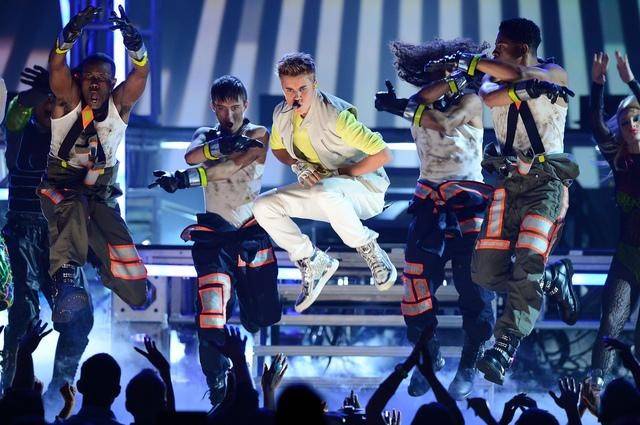 Justin Bieber performs during the 2012 Billboard Music Awards at MGM Grand Garden Arena on Sunday, May 20, 2012.
