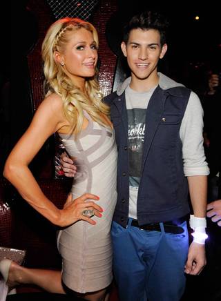 Paris Hilton and Nick Hissom at Tryst in Wynn Las Vegas on Sunday, May 27, 2012.
