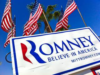 Hundreds of supporters turned out to hear presidential hopeful Mitt Romney speak at a local business, Tuesday May 29, 2012.