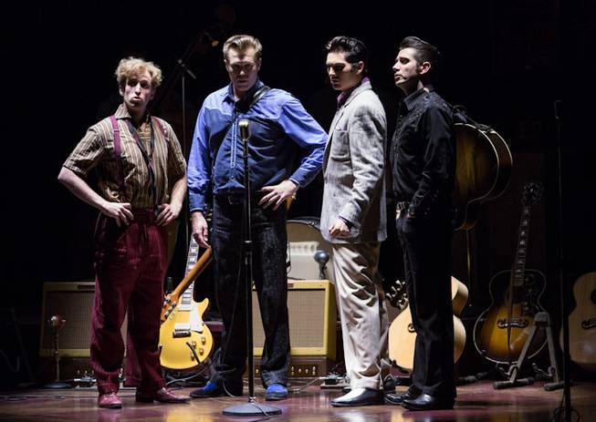 "Million Dollar Quartet" at Reynolds Hall in the Smith Center for the Performing Arts on Tuesday, June 12, 2012.