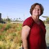 Nancy Menzel is a board member at the Southern Nevada Health District and an associate professor of nursing at UNLV. Seen here in a flood control wash near Flamingo Road and Swenson Street, where health district officials have seen homeless people, Menzel says she's frustrated with the district's struggle to stay on top of public health problems.