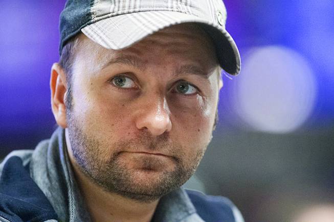 Canadian poker professional Daniel Negreanu competes during the opening day of the World Series of Poker $50,000 Poker Players Championship tournament at the Rio Sunday, June 24, 2012.