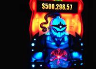 The Aladdin and the Magic Quest slot machine debuted in Las Vegas casinos in June 2012.  The progressive jackpots start at $500,000 on the penny slot.