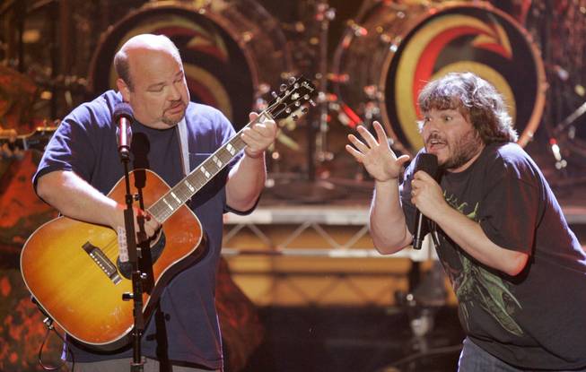 Tenacious D performs at the 2006 American Music Awards in Los Angeles, on Tuesday, Nov. 21, 2006. 