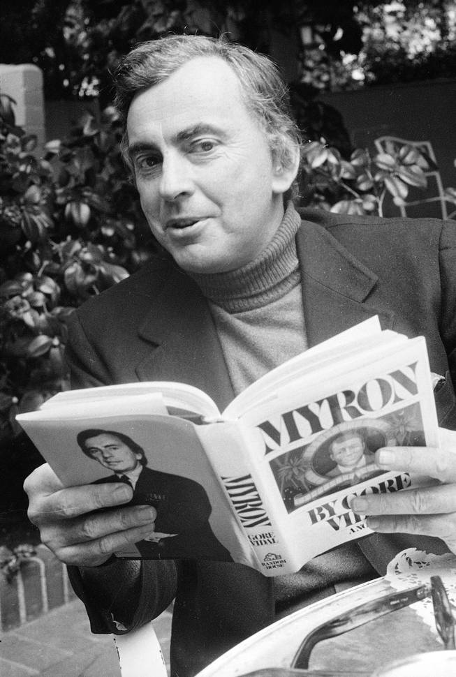 This 1977 file photo shows author Gore Vidal. Vidal died Tuesday, July 31, 2012, at his home in Los Angeles. He was 86.
