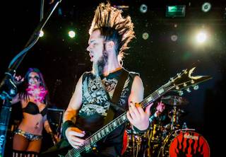 Static-X performs at Vinyl in the Hard Rock Hotel on Wednesday, Aug. 29, 2012.