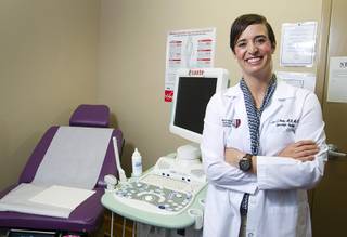 Dr. Aimee Fleury poses in an exam room at the Women's Cancer Center of Nevada, 3131 La Canada Street, Thursday, Sept. 6, 2012. Fleury, a gynecologic oncologist, joined the center this August.