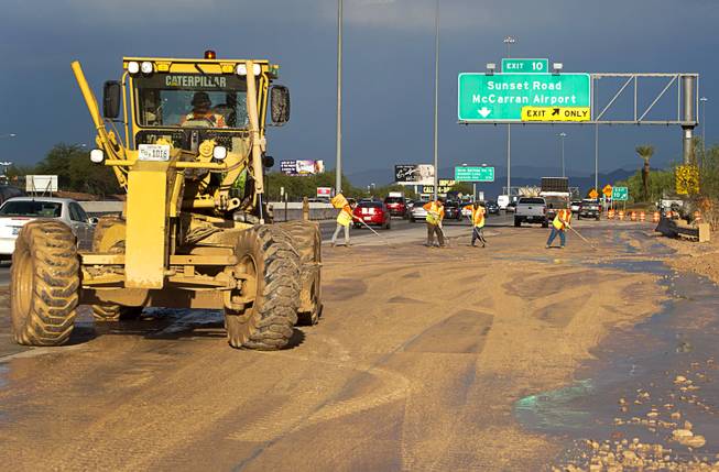 Storm Cleanup on I-215