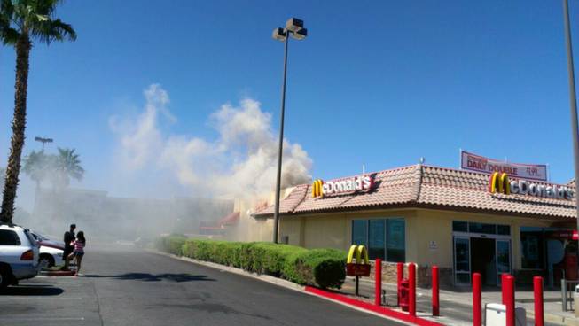 McDonald's on Fire