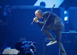 Chester Bennington of Linkin Park performs during the second night of the 2012 iHeartRadio Music Festival at MGM Grand Garden Arena on Saturday, Sept. 22, 2012.