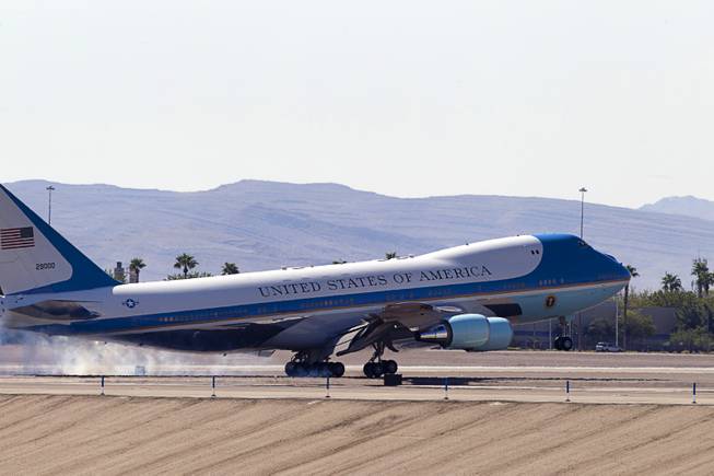 Sept. 30: Obama Arrives in Las Vegas