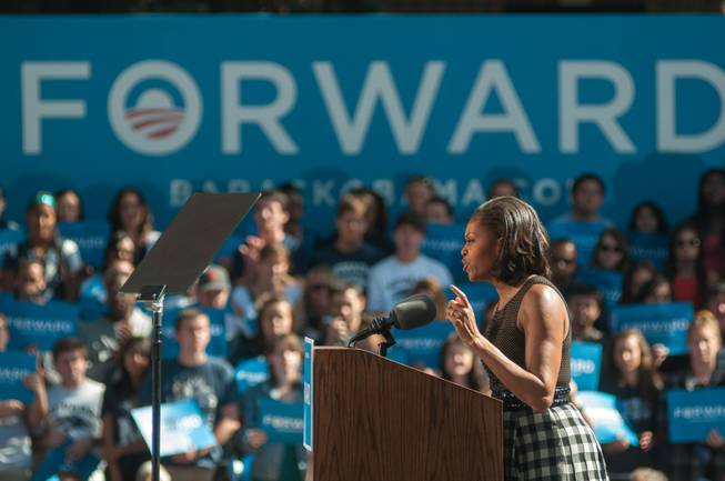 Michelle Obama in Reno: Oct. 3, 2012