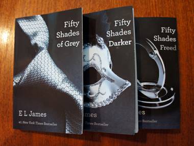 “Fifty Shades of Grey” by E.L. James.