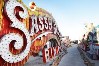 The Neon Boneyard at the Neon Museum in Las Vegas on Thursday, October 18, 2012.