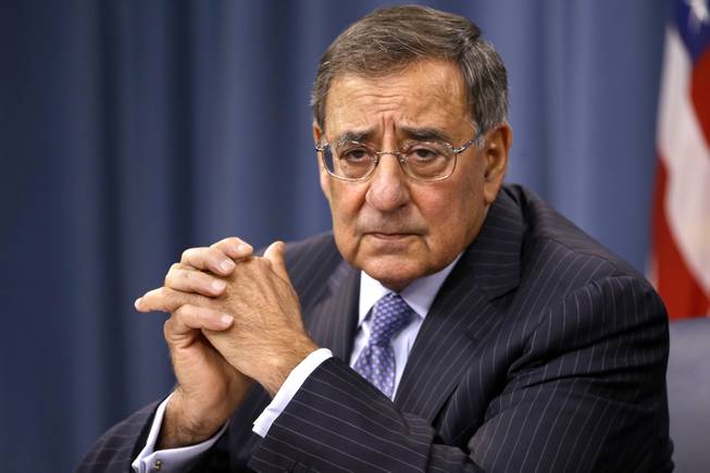 Defense Secretary Leon Panetta listens during a news conference at the Pentagon, Thursday, Sept. 27, 2012.