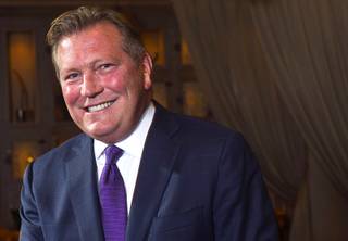 John Unwin, CEO of Cosmopolitan Las Vegas, poses at the resort Monday, Oct. 22, 2012.