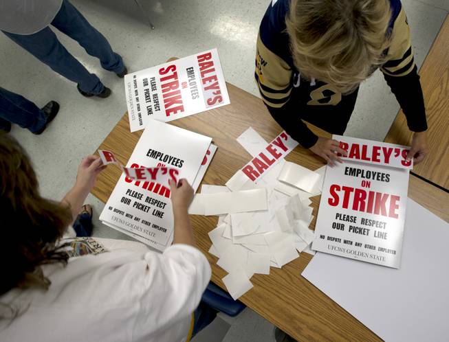 Raley's strike