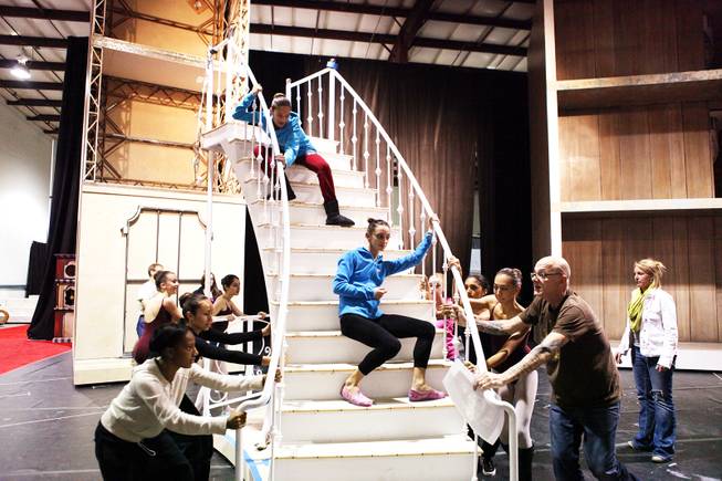 Nevada Ballet Theatre rehearses for "The Nutcracker" at Blue Line Studios in Las Vegas on Thursday, November 30, 2012.