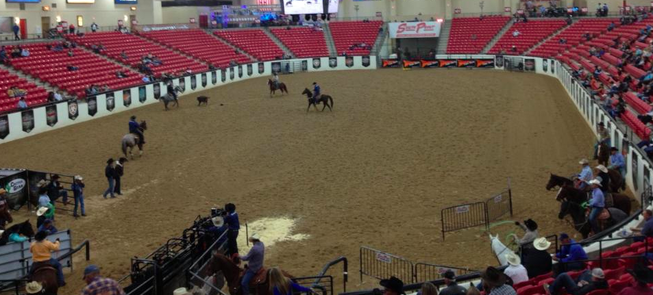 The World Series of Roping finale gets going Monday morning at the The Thomas & Mack Center during the Wrangler National Finals Rodeo competition in Las Vegas.