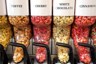 Angelicious Popcorn, owned by Bob Treska, offers a variety of popped treats.