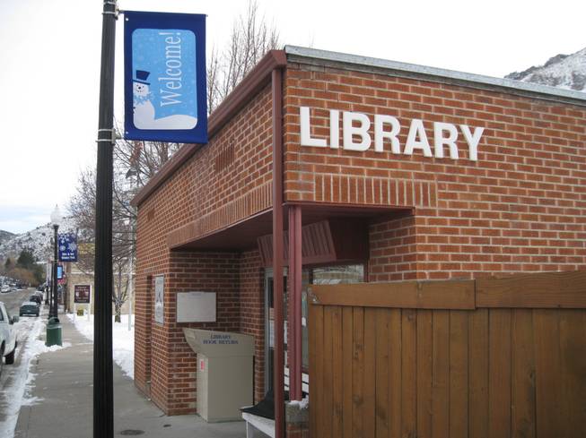 Lava Library, where you find actual books, Saturday, Dec. 22, 2012.