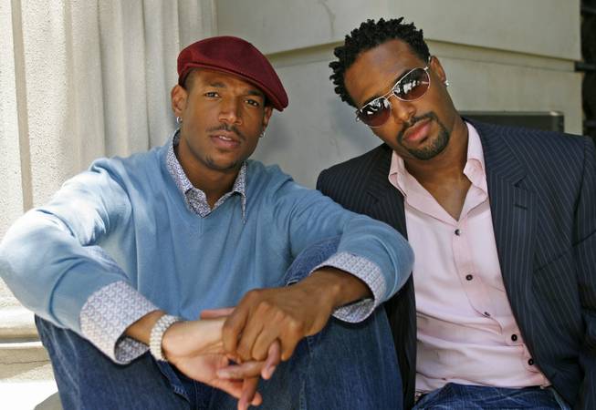Brothers Marlon Wayans and Shawn Wayans at Sony Studios on Friday, July 7, 2006, in Culver City, Calif. 