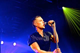 The Killers perform in The Chelsea at The Cosmopolitan of Las Vegas on Saturday, Dec. 29, 2012.