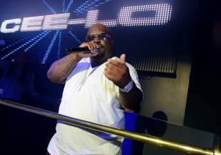 CeeLo Green at Chateau Nightclub in the Paris on Sunday, Dec. 30, 2012.

