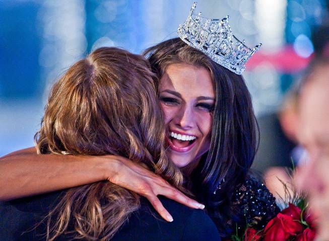 Contributing photographer Tom Donoghue's best, favorite and most memorable photographs of 2012. 2012 Miss America Laura Kaeppeler is pictured here at Planet Hollywood.