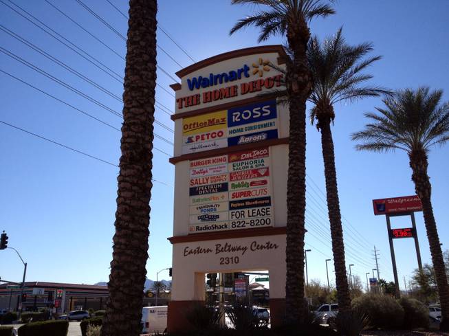 The Eastern Beltway Center, shown here on Friday, Jan. 4, 2013, is one of six shopping centers being sold in a nearly $300 million deal byLas Vegas husband-and-wife developers Terri and Roland Sturm.