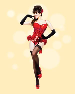 Claire Sinclair stars in "Pin Up" at the Stratosphere.