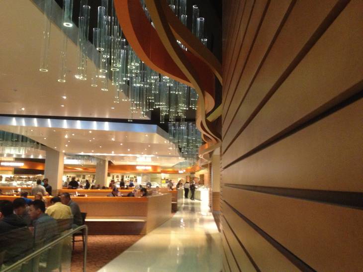 The entry of the Aria Buffet after renovations on Jan. 11, 2013.