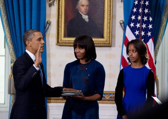 Obama sworn in