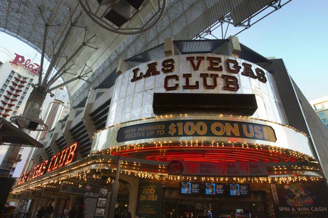 Las Vegas Club in downtown Las Vegas on Sunday, Jan. 20, 2013.