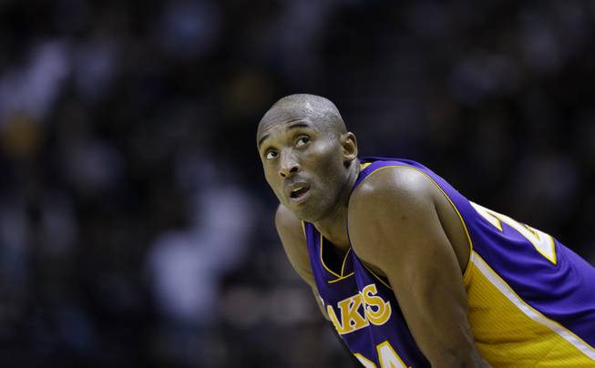 Los Angeles Lakers star Kobe Bryant is featured in a Super Bowl prop bet at the LVH. Gamblers can wager if his point total Sunday against the Detroit Pistons will be more than the San Francisco 49ers score against the Baltimore Ravens in the Super Bowl. Bryant is a -4 point favorite.