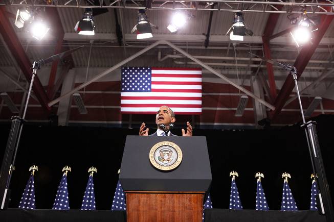 Obama Speaks at Del Sol HS