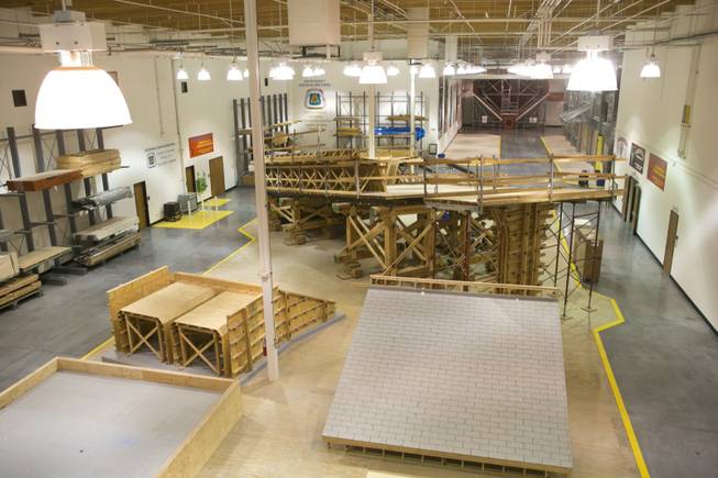 A look at the training facility at the United Brotherhood of Carpenters' International Training Center, Tuesday. Jan. 29, 2013.