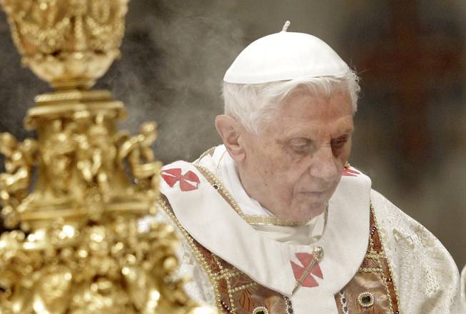 Pope resigns