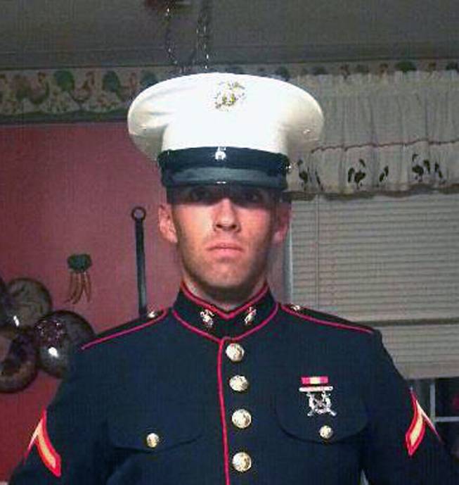 Pfc. Josh Martino is seen in this undated photo provided by his brother Tony Perry. Martino, 19, a native of Dubois, Pa., was killed along with six others by an explosion during a training exercise at Hawthorne Army Depot in Nevada Monday March 18, 2013.
