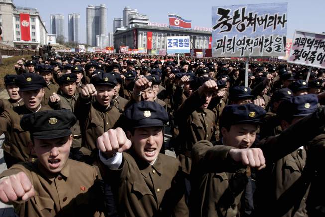 North Korea Rally