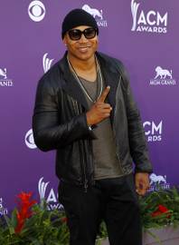 LL Cool J arrives for the 48th ACM Awards at the MGM Grand Sunday, April 7, 2013.