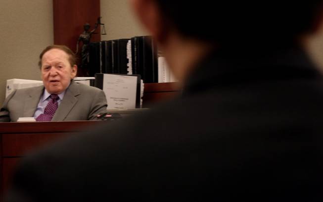 Sheldon Adelson In Court: Friday, April 8, 2013