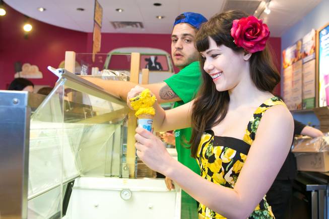 Local Celebs at Ben & Jerry's Free Cone Day