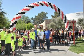 The 2013 AFAN AIDS Walk at UNLV on Sunday, April 14, 2013.